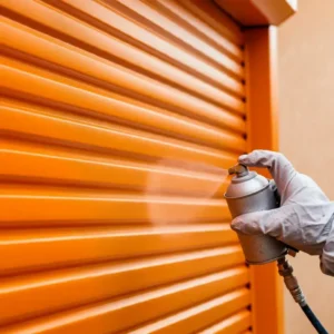 Inspire Spray Coat Roller Shutters Spraying