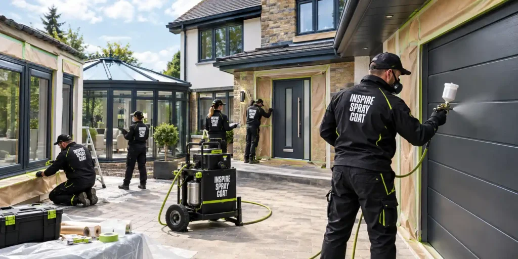 Professional Home Spray Coating Team