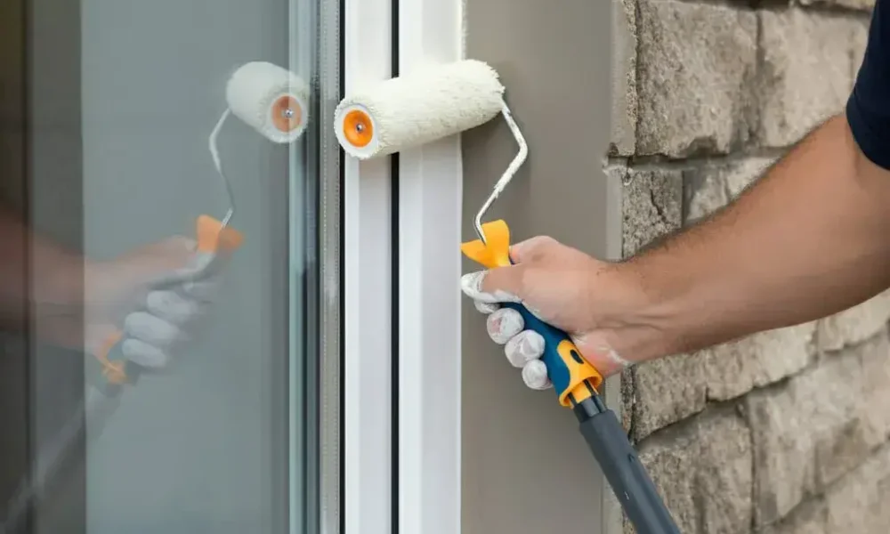 Best way to paint UPVC Window Frames